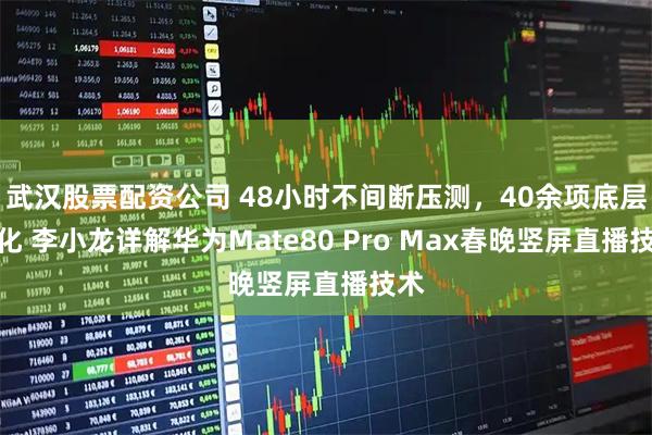 武汉股票配资公司 48小时不间断压测，40余项底层优化 李小龙详解华为Mate80 Pro Max春晚竖屏直播技术